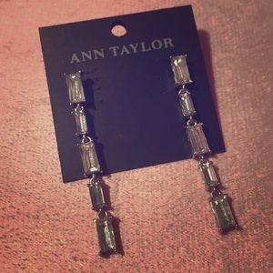 Ann Taylor Diamond Dangle Earings